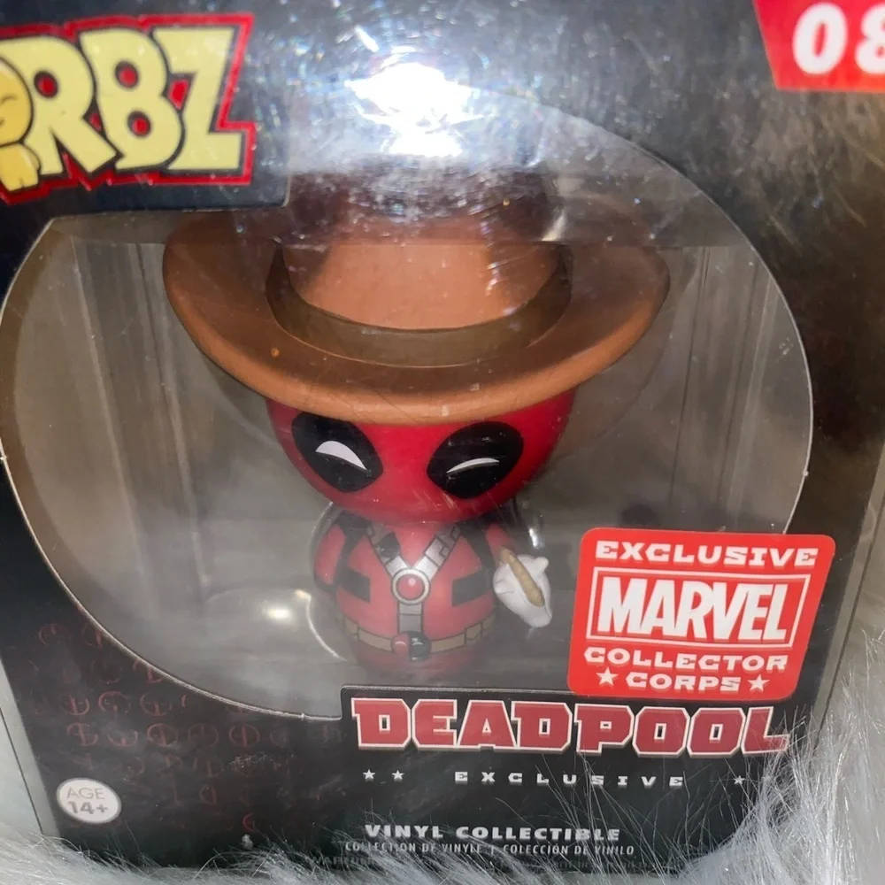 Funko Dorbz Deadpool (Cowboy) #088 - Marvel Collector Corps Exclusive Vinyl - Picture 10 of 10